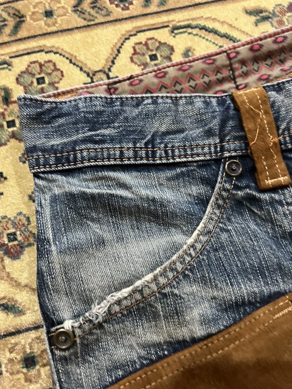 Edwin EDWIN EXCLUSIVE VINTAGE XV DISTRESSED BUSH PANTS JEANS Size US 36 / EU 52 - 10 Thumbnail
