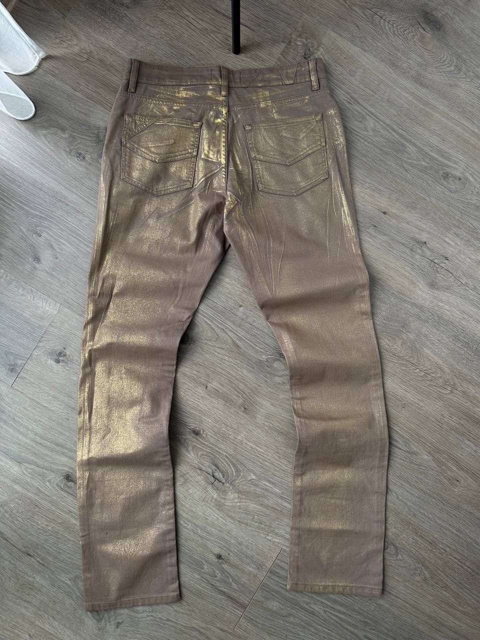 Vintage × Zadig & Voltaire Vintage Zadig&Voltaire Deluxe Gold Womens Pants Size 30" / US 8 / IT 44 - 12 Thumbnail
