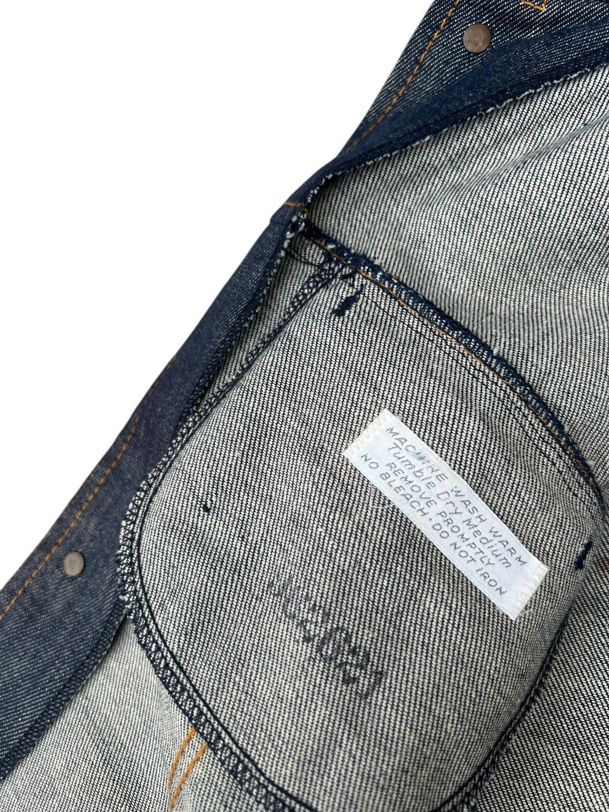 Farah Vintage 70s FARAH Hybrid Denim Trucker Cropped Jacket Size US S / EU 44-46 / 1 - 14 Thumbnail