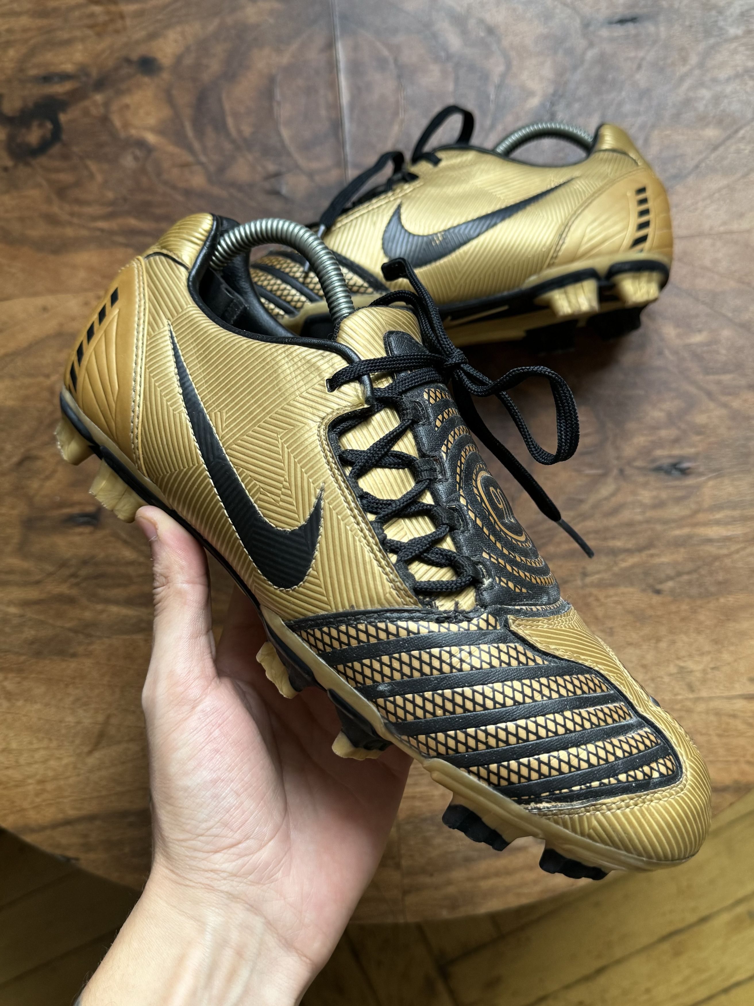 Nike Nike Total 90 Shoot II FG 2008 Gold football boots blokecore Size US 9.5 / EU 42-43 - 2 Thumbnail