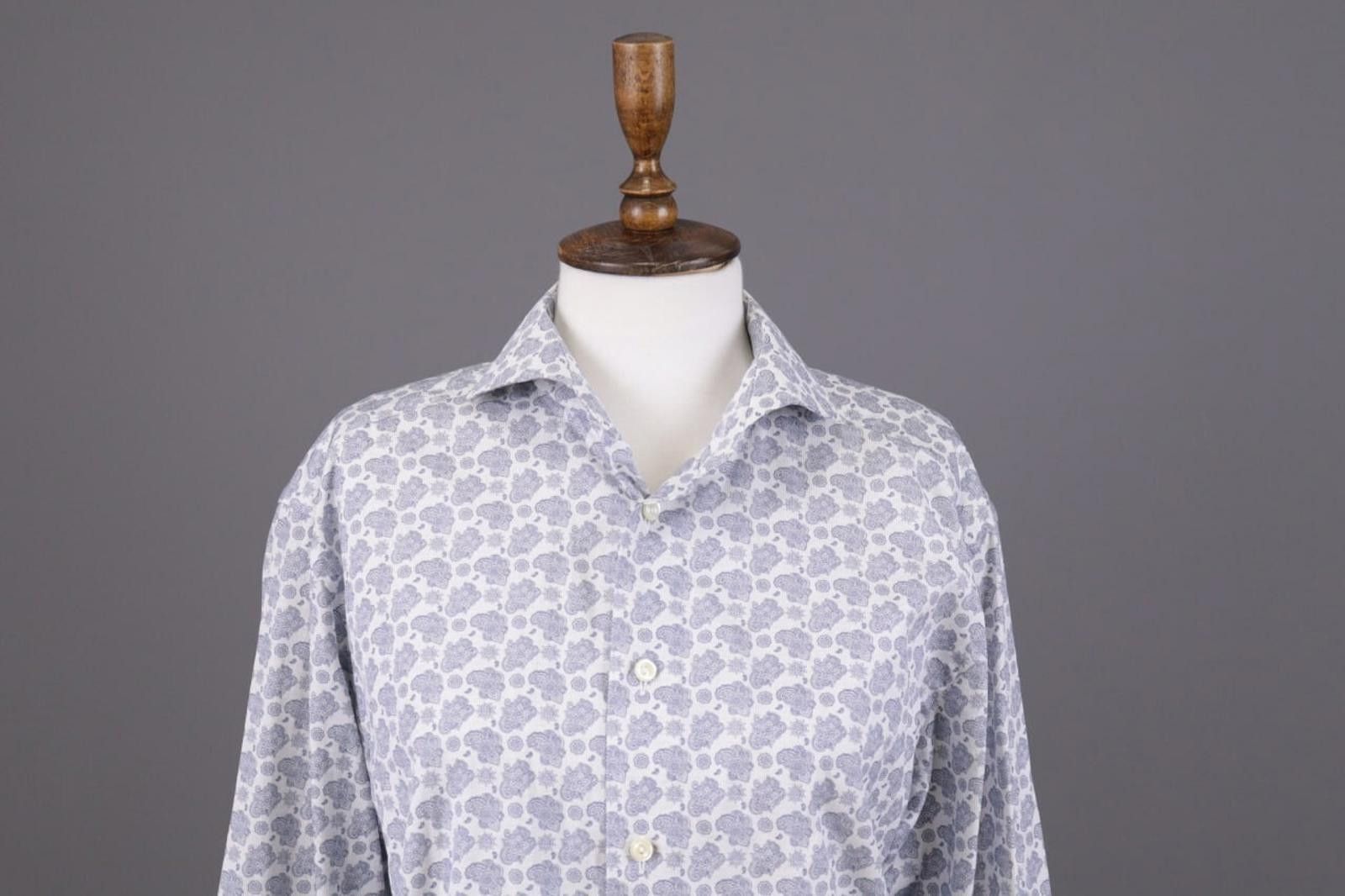 Eton Eton Multicolor Geometric Collared Front Shirt Dress Size 41 Size M / US 6-8 / IT 42-44 - 1 Thumbnail