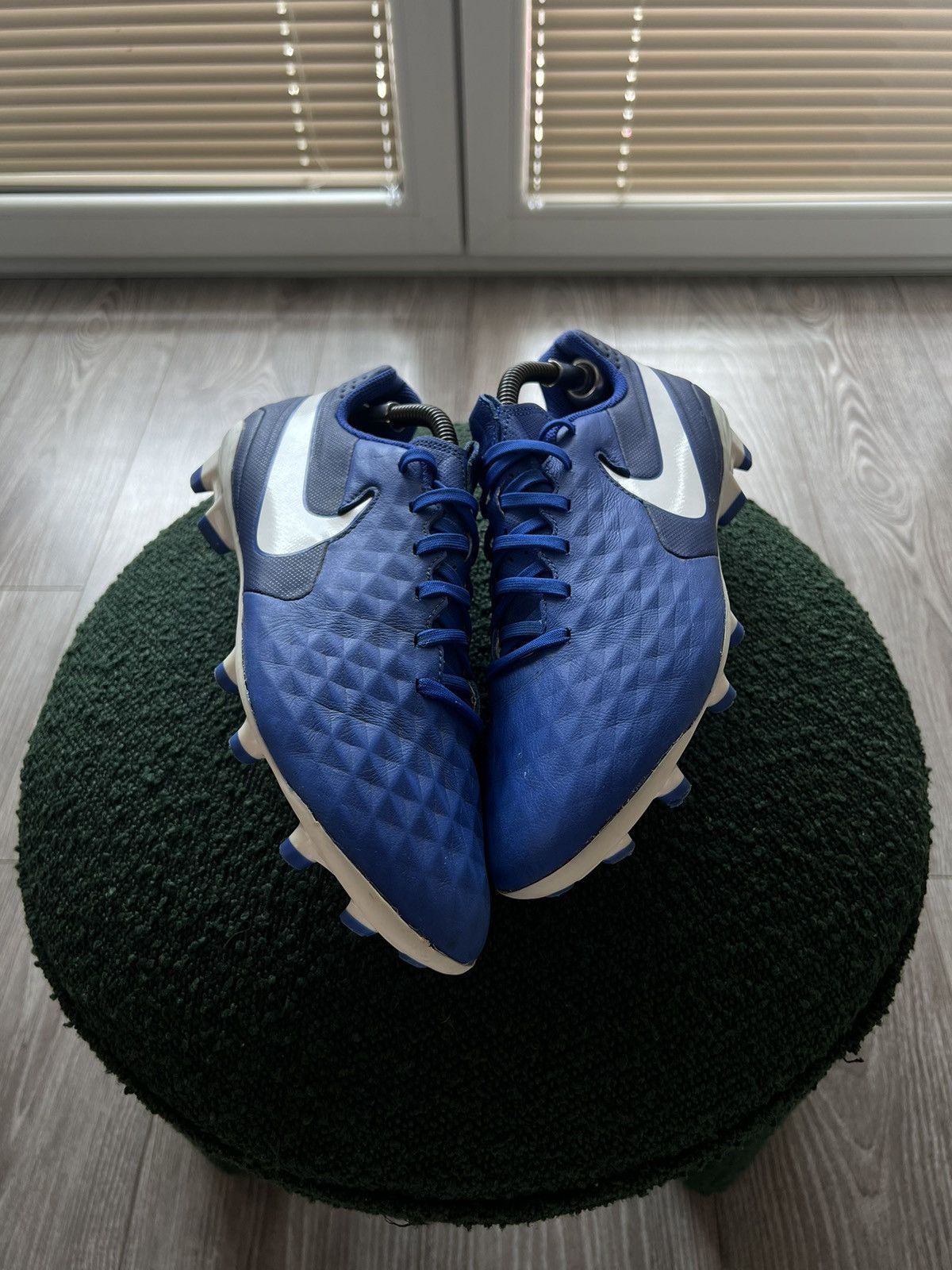 Nike ‼️Nike Tiempo Legend Swoosh 8 Pro FG Hyper Royal Elite Boots‼️ Size US 9 / EU 42 - 2 Thumbnail