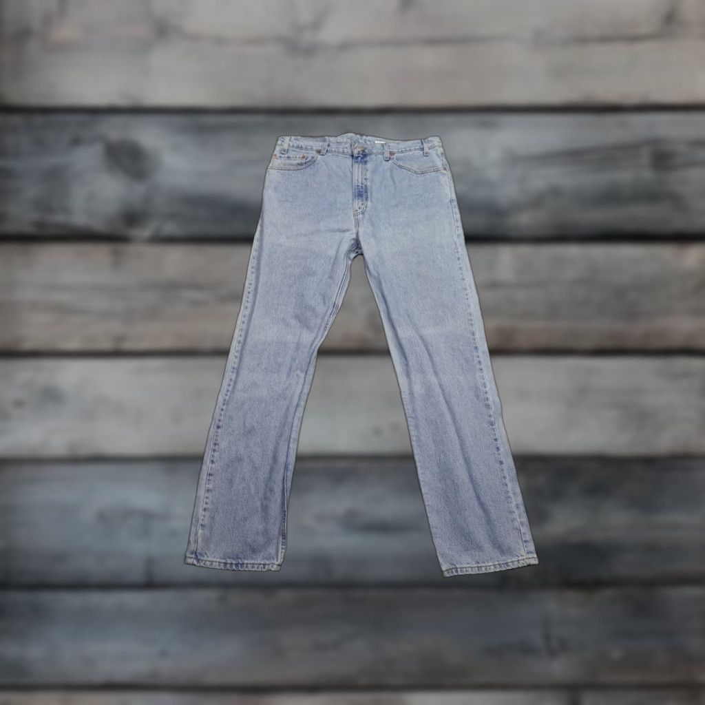 Levi's VINTAGE Levi's 505 Jeans Mens 40x32 Light Blue Regular Fit Cowboy Western 5-Pocket Design Jeans Mens Size US 40 / EU 56 - 1 Thumbnail