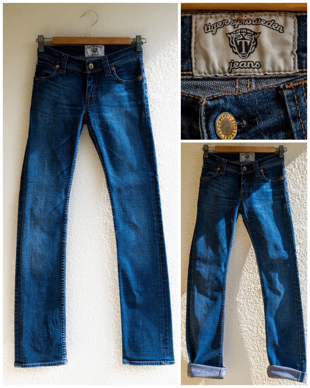 Tiger of Sweden Tiger of Sweden Skogsberg Jeans – Dark Blue Denim Nordic Y2K Size 26" / US 2 / IT 38 - 1 Thumbnail