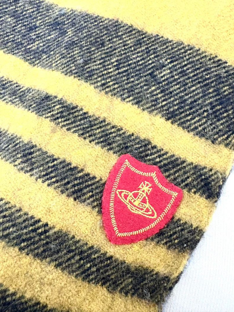 Vivienne Westwood Vivienne Westwood Yellow striped Saturn scarf Size ONE SIZE - 7 Thumbnail