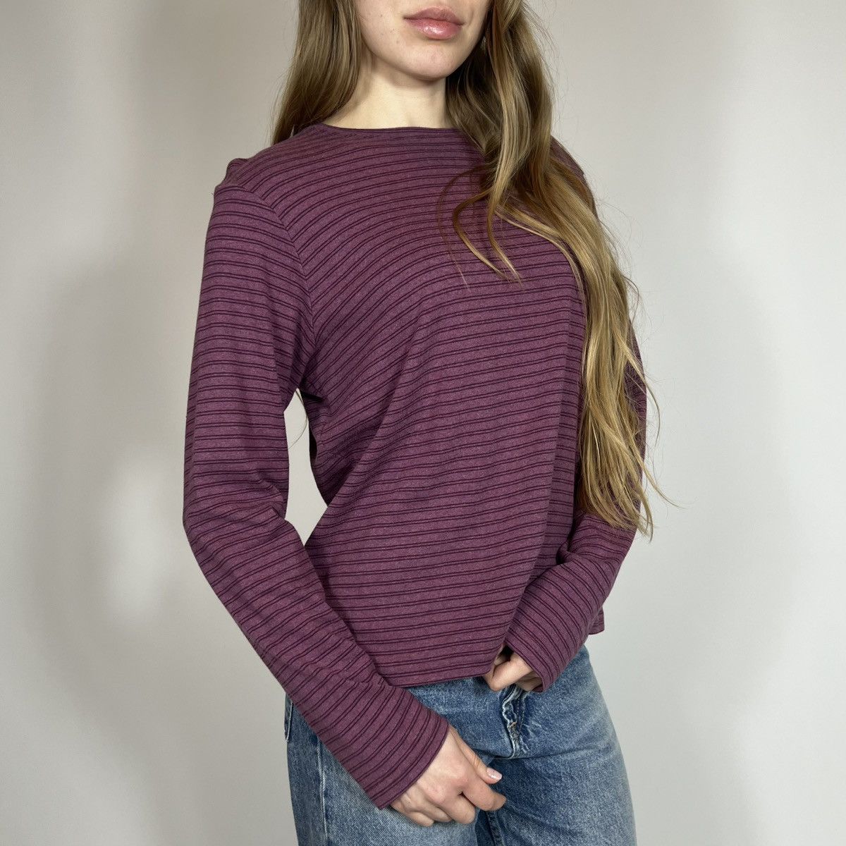 Gudrun Sjoden Vintage Y2K Gudrun Sjoden Striped Casual Longsleeve Size XL / US 12-14 / IT 48-50 - 1 Thumbnail