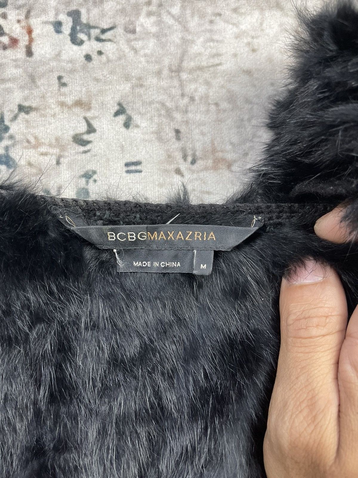 Bcbgmaxazria BCBG Maxazria Mink Fur Mohair Warmer Vest Size M / US 6-8 / IT 42-44 - 9 Thumbnail