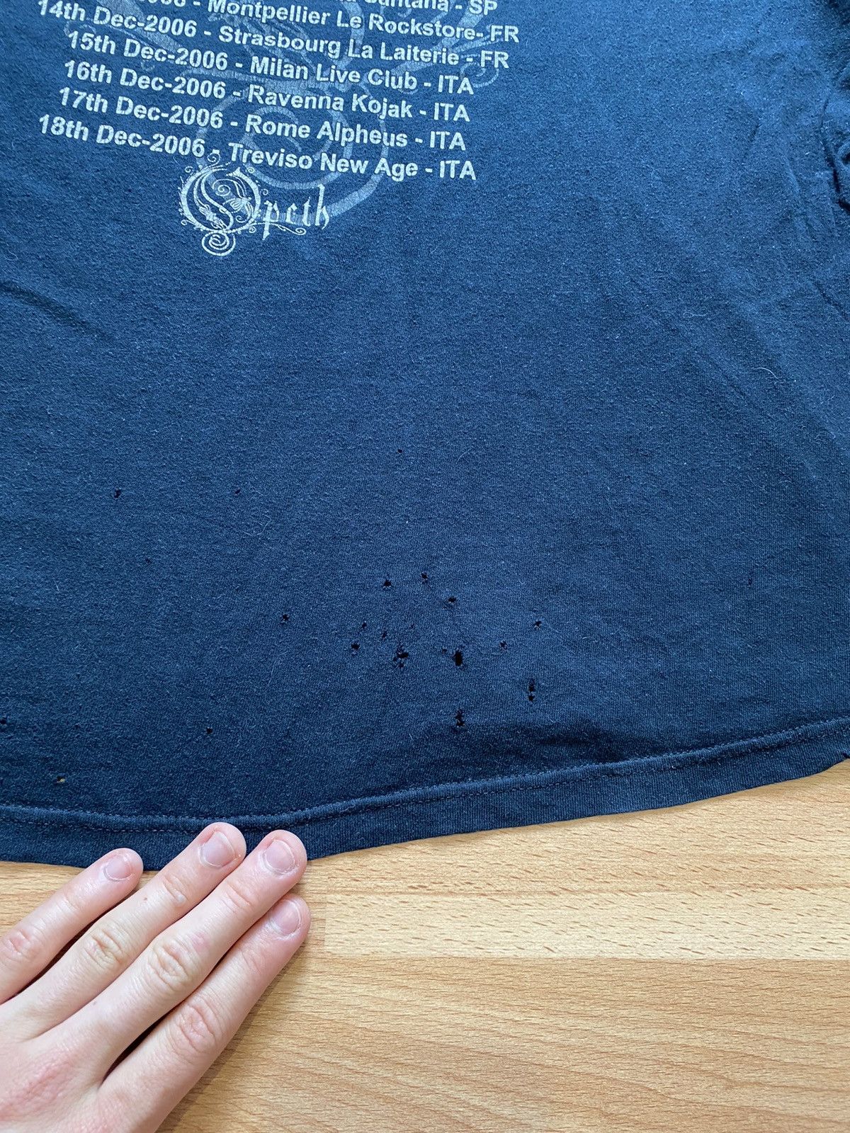 Vintage T-shirt 2006 Opeth concert tour in Europe Size US L / EU 52-54 / 3 - 7 Thumbnail