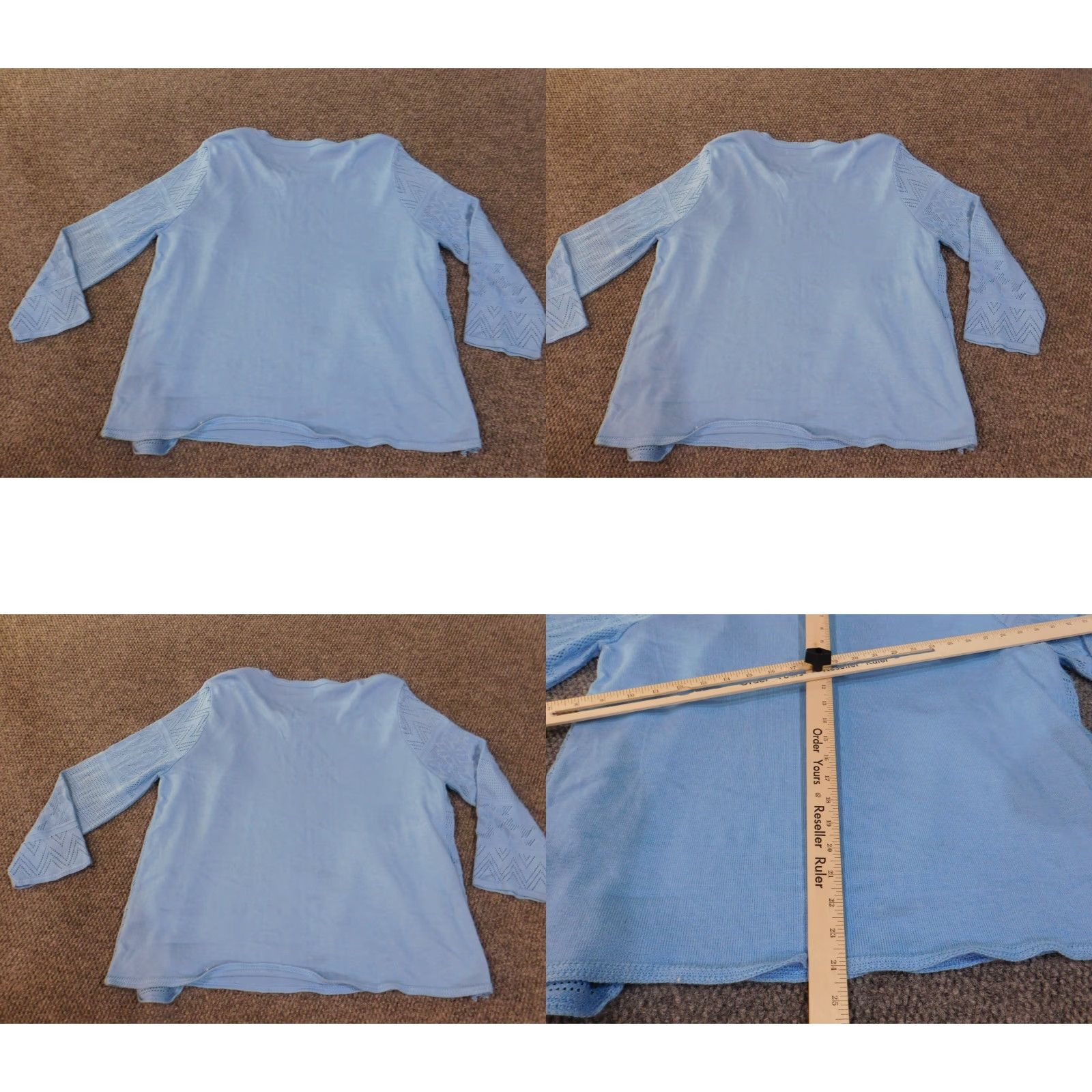 Vintage Alfred Dunner Sweater Large Blue Pullover Raglan Sleeve Knit Crew Neck Casual Womens L Blue Knit Stretch Modern American Vintage? No Size L / US 10 / IT 46 - 8 Thumbnail
