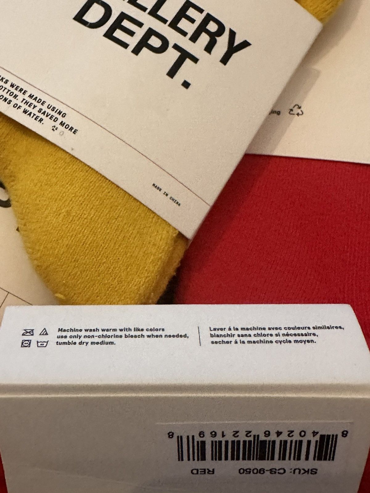 Gallery Dept. Gallery Dept Yellow Socks M/L Size ONE SIZE - 5 Thumbnail