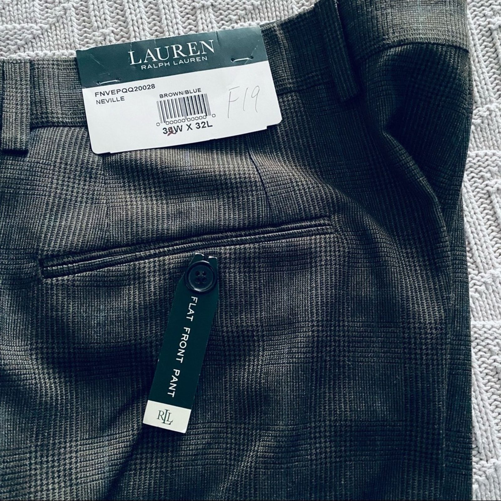 Lauren Ralph Lauren NWT Lauren Ralph Lauren brown plaid dress slacks Size US 32 / EU 48 - 5 Thumbnail