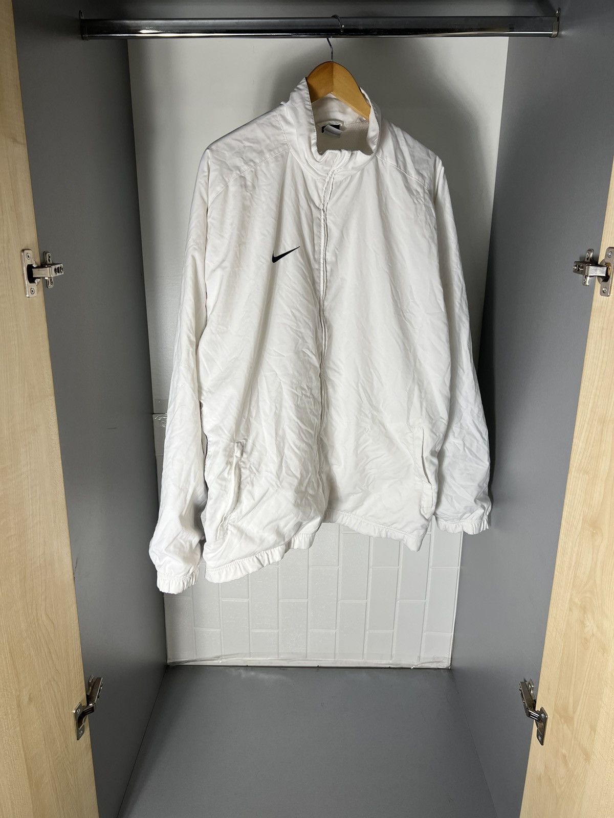 Nike VINTAGE NIKE RETRO LIGHT JACKET SWOOSH DRILL CASUAL Y2K 90s Size US XXL / EU 58 / 5 - 3 Thumbnail