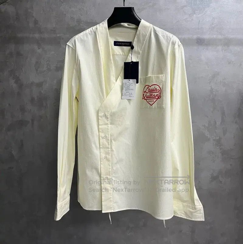 Louis Vuitton Louis Vuitton White Cotton Men's Shirt XL . Size US XL / EU 56 / 4 - 1 Thumbnail