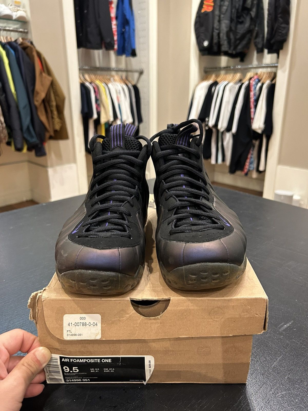 Nike Nike Air Foamposite One Eggplant Size US 9.5 / EU 42-43 - 5 Thumbnail