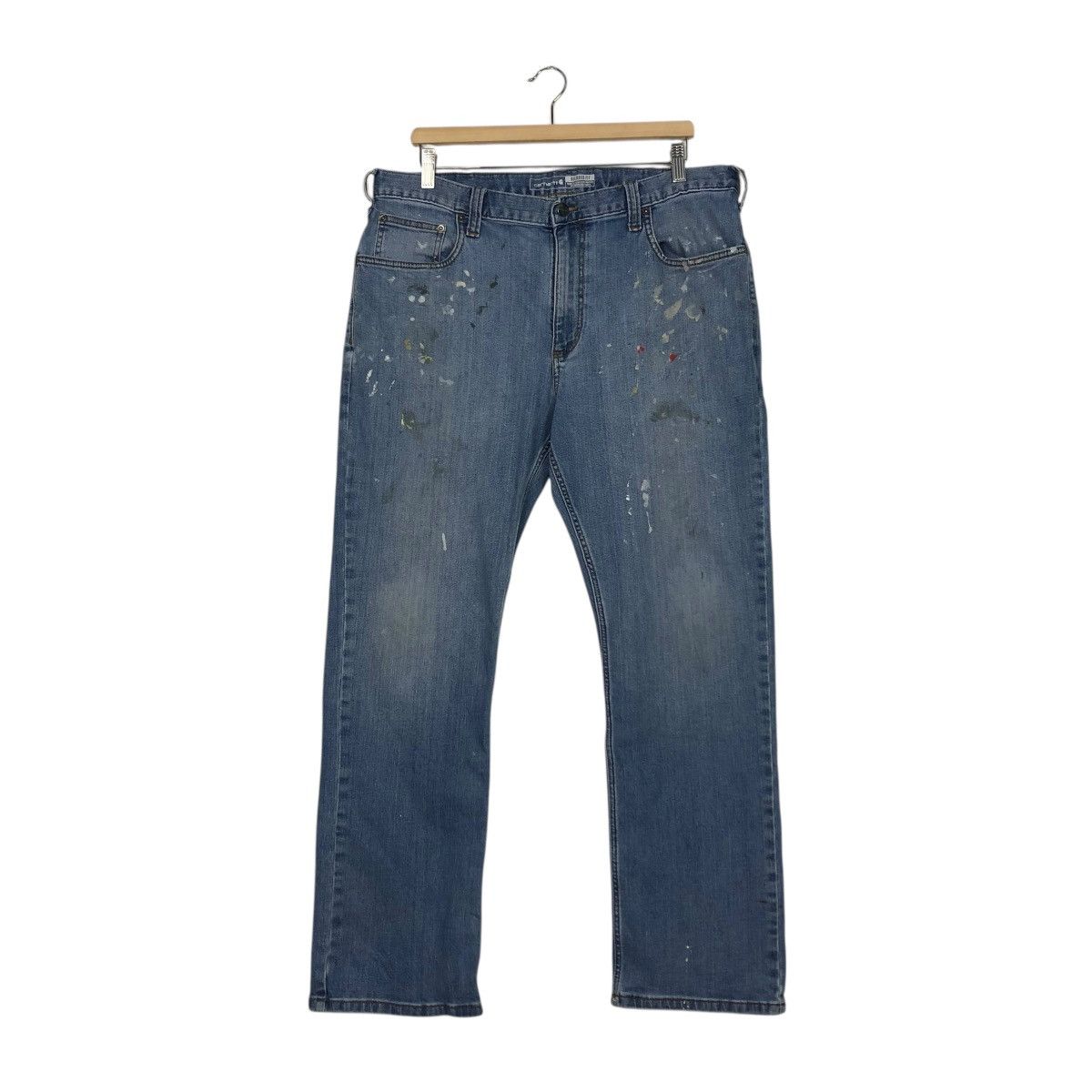 Carhartt 🔥CONSTRUCTION DESIGN VINTAGE CARHARTT DISTRESSED RUGGED FLEX Size US 36 / EU 52 - 3 Thumbnail
