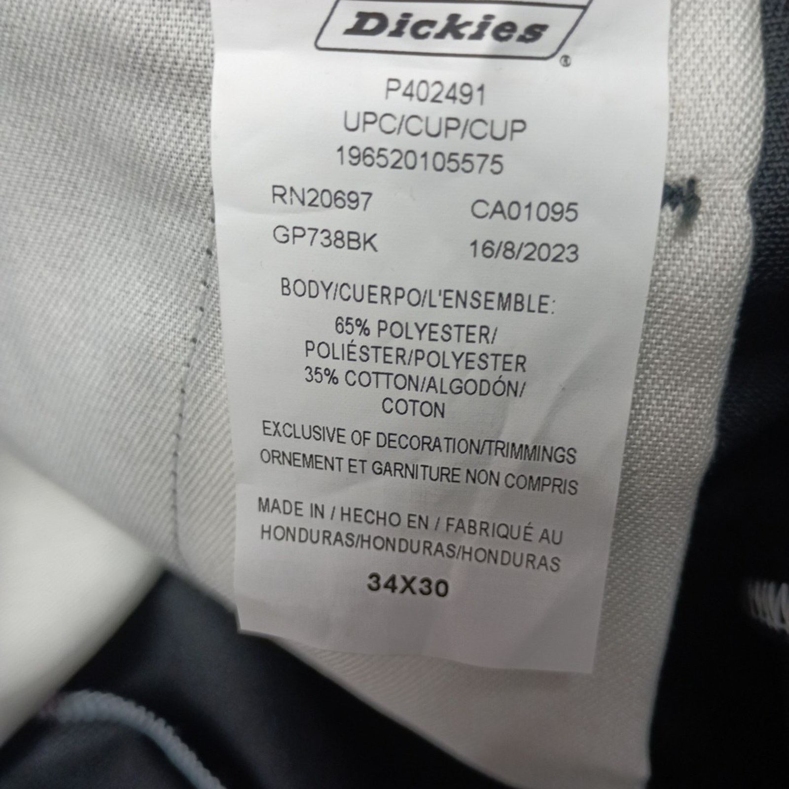 Dickies Dickies Loose Fit Double Knee Work Pants Men's 34x30 Black Size US 34 / EU 50 - 5 Thumbnail