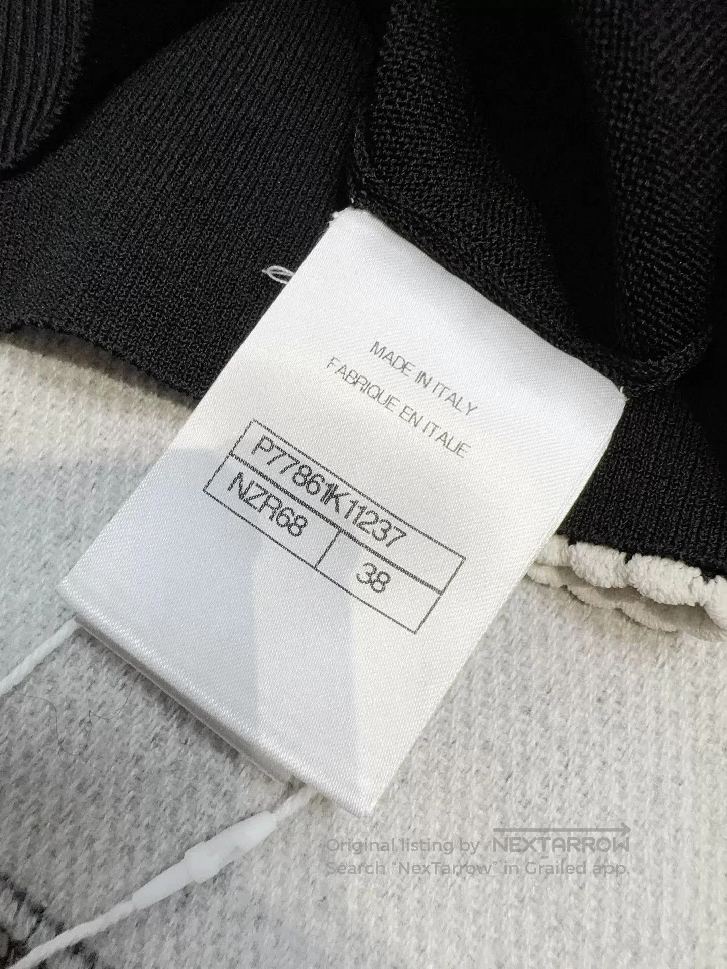 Chanel Chanel Black White Knit Cardigan Coat. Size US M / EU 48-50 / 2 - 6 Thumbnail
