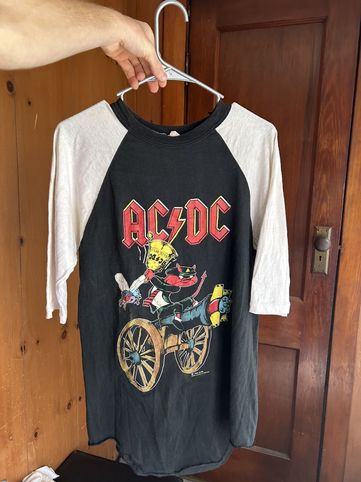 Other Vintage 1990 AC DC Tour Shirt Size Large Metal Rock Size US L / EU 52-54 / 3 - 7 Thumbnail