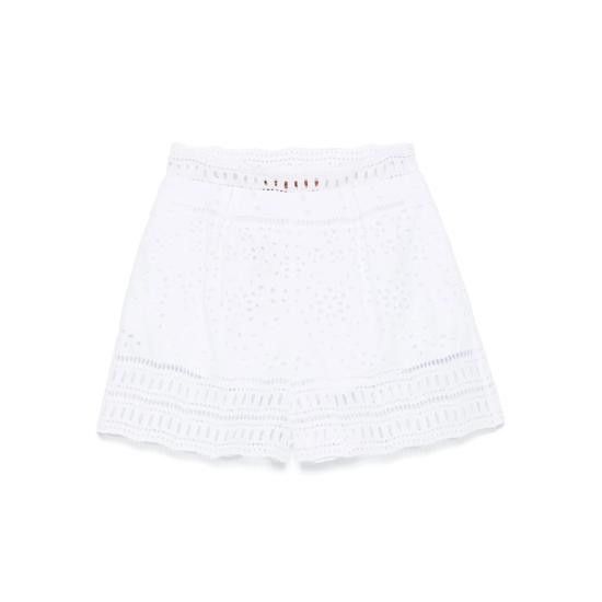 Ermanno Scervino ERMANNO SCERVINO Women Shorts & Burmudas D464P602RXT 10601 WHITE Size 30" / US 8 / IT 44 - 1 Thumbnail