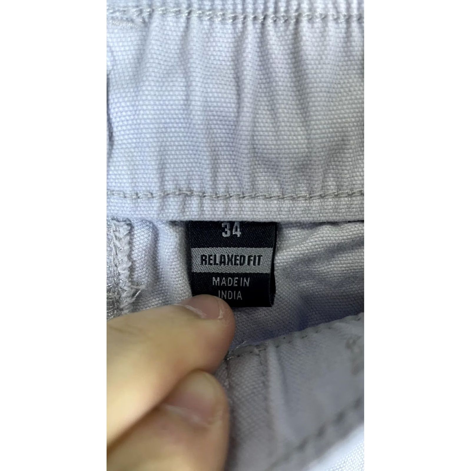 Carhartt Carhartt Shorts Mens 34 Gray Cargo 10 Inch Inseam Elastic Waist Canvas Workwear Size US 34 / EU 50 - 2 Thumbnail