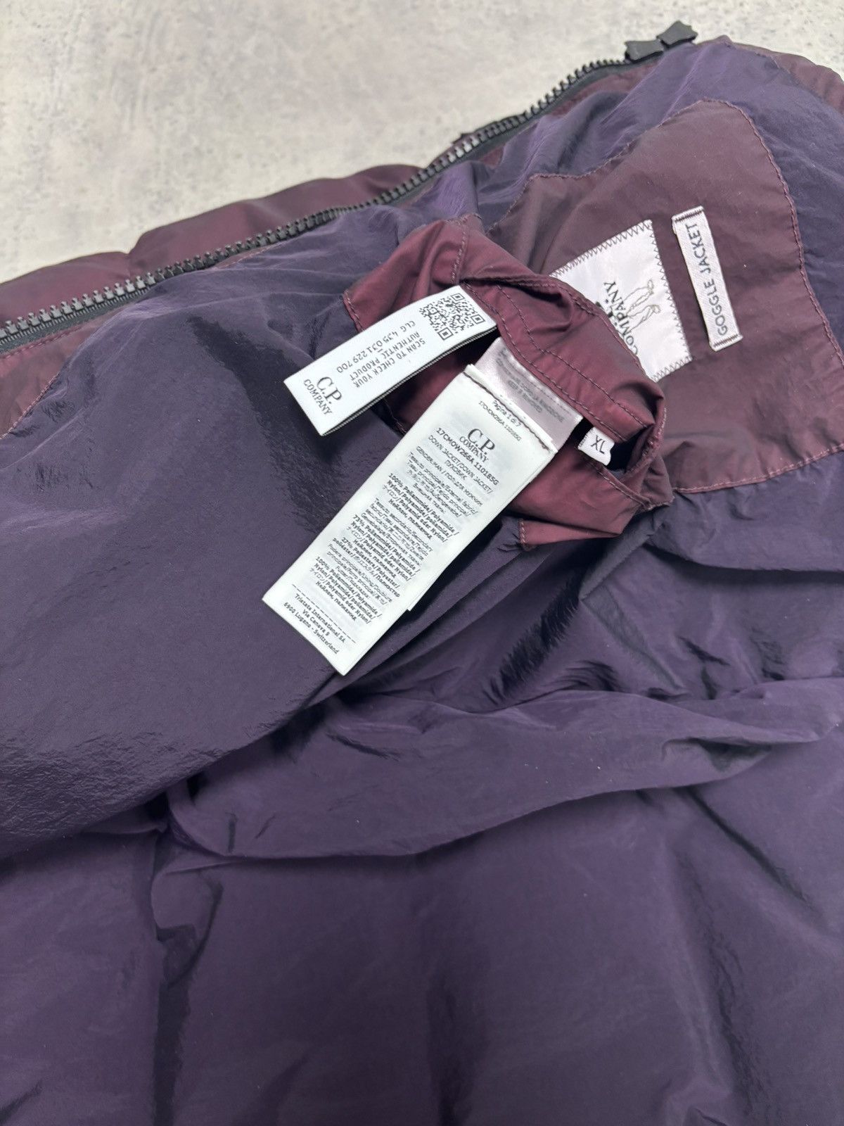 C.P. Company Cp Company burgundy puffer jacket Size US XL / EU 56 / 4 - 9 Thumbnail