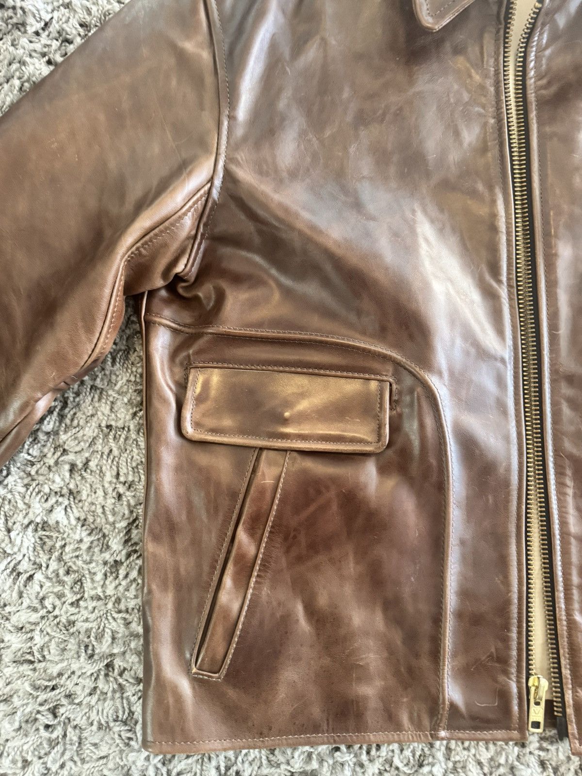 Vanson Leathers Badass near dead stock Orvis x Vanson Ike jacket - size L Size US L / EU 52-54 / 3 - 4 Thumbnail