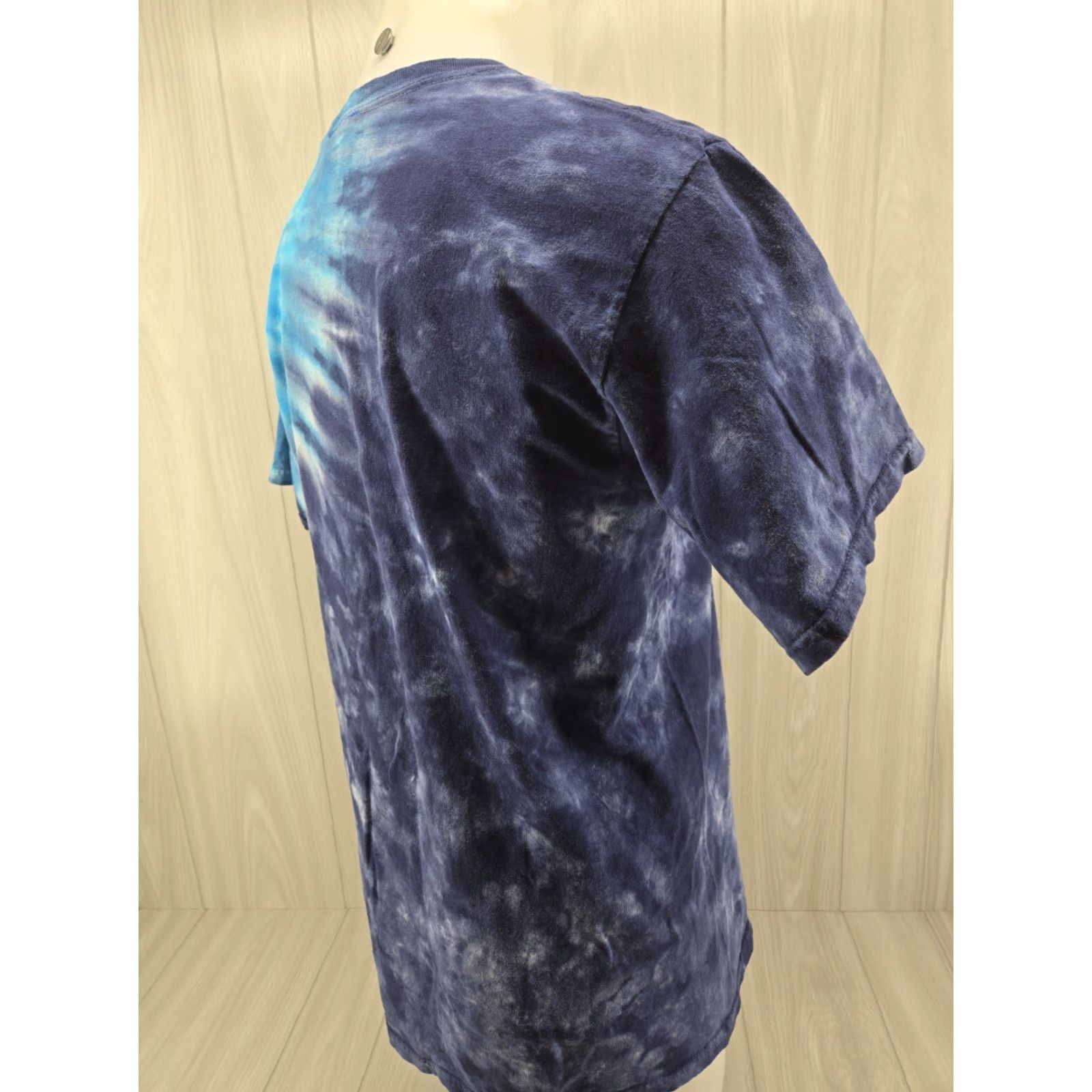 Disney Disney Parks 2017 T-Shirt Tee Tie Dye Mickey Mouse Fantasia Disney Brand Shirt Mens LRG Blue Cotton Graphic Print Short Sleeve Crew Neck Vintage: No Size US L / EU 52-54 / 3 - 6 Thumbnail