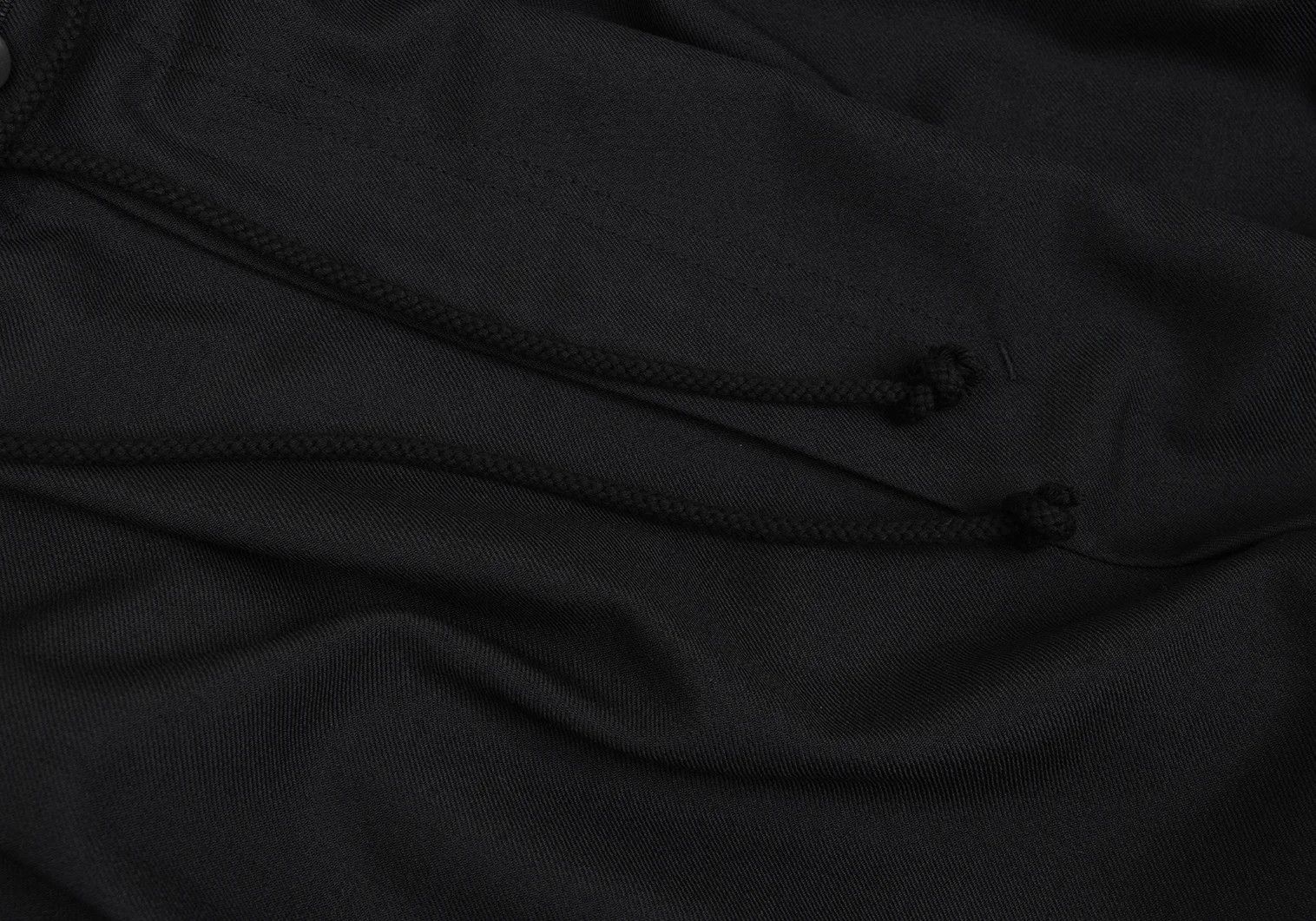 Yohji Yamamoto Wool-Poly Gabardine Side Tab Pants in Black Size 3 Size US 34 / EU 50 - 5 Thumbnail
