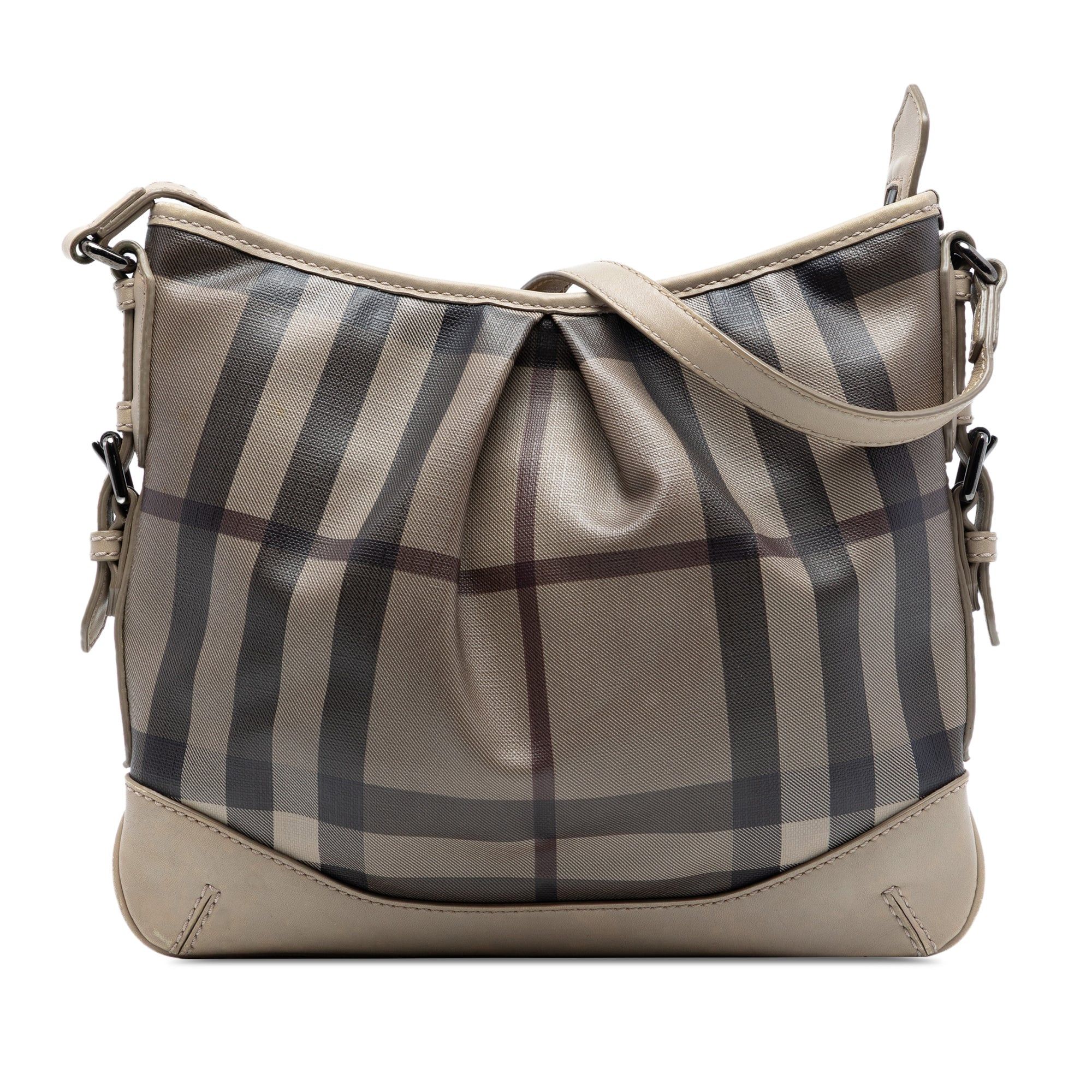 Burberry Smoke Check Coated Canvas Hartham Crossbody Size ONE SIZE - 1 Thumbnail