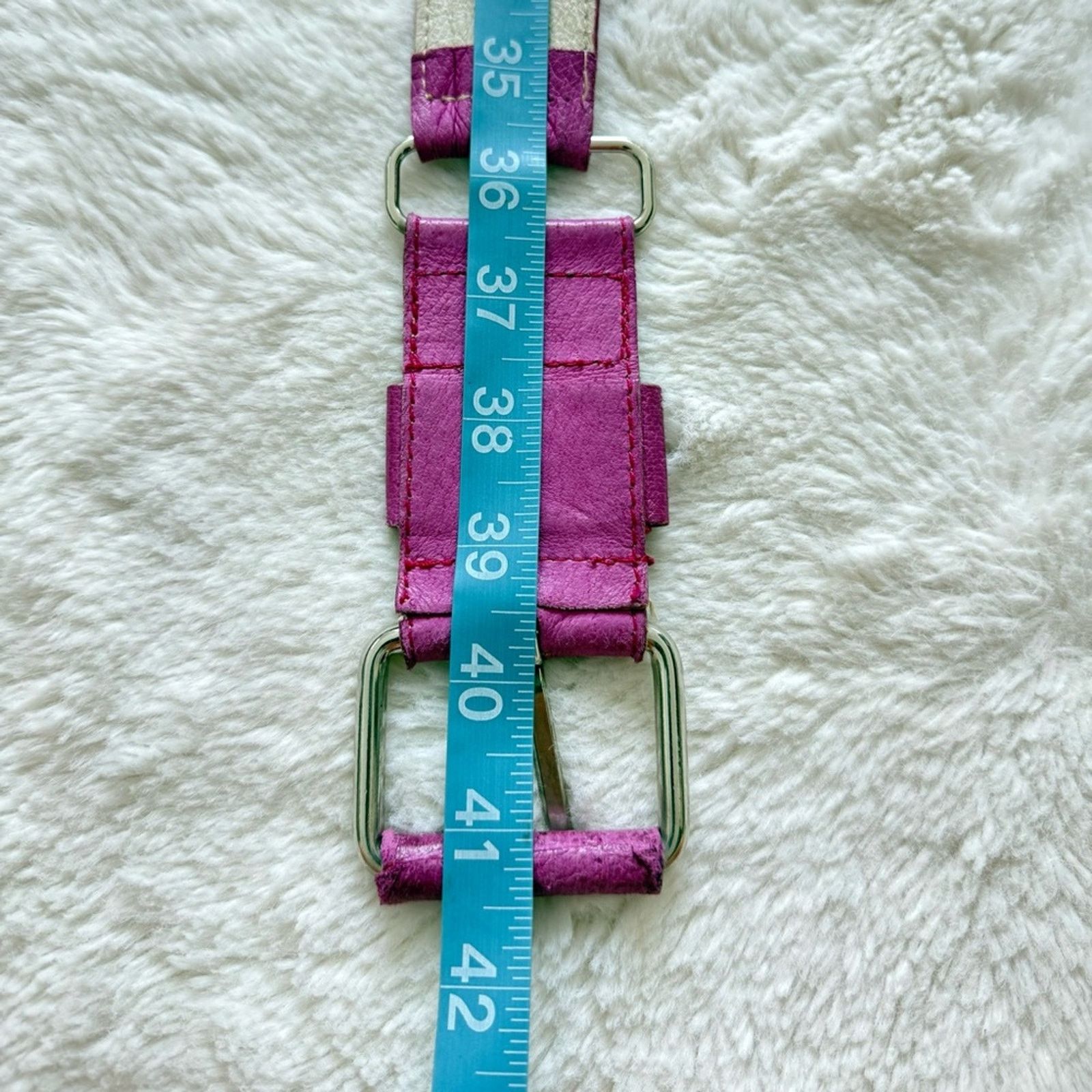 Other Lina Lee women pink suede belt size 90 cm Size ONE SIZE - 7 Thumbnail