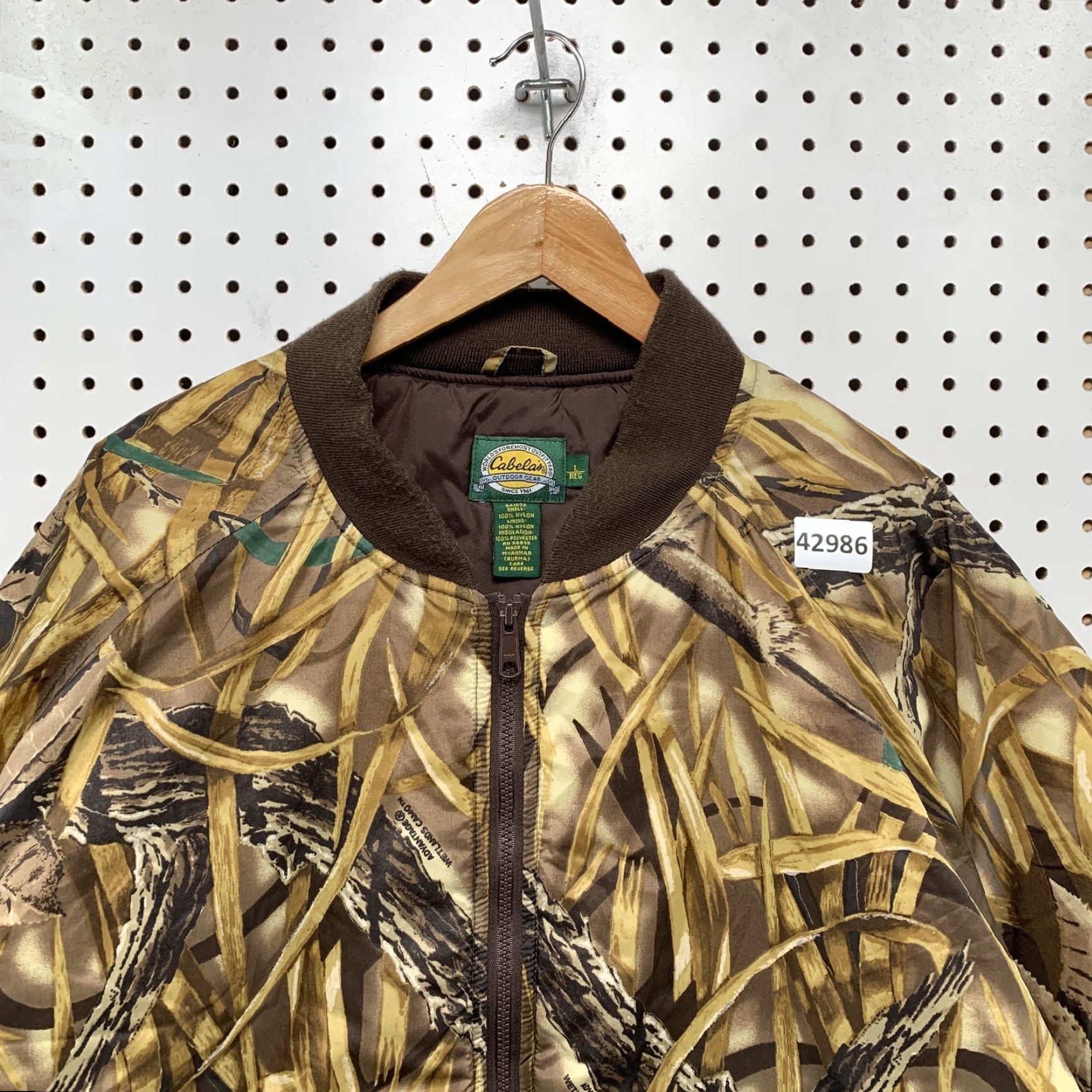 Vintage VINTAGE Cabela's Bomber Jacket Mens Large Camouflage Nylon Insulated Zip Up Outdoor Size US L / EU 52-54 / 3 - 2 Thumbnail