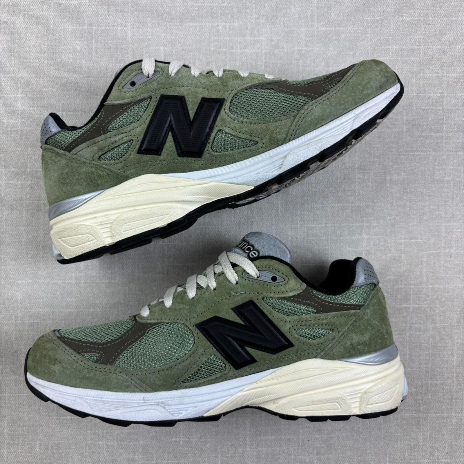 New Balance 🫒 2022 JJJJound x New Balance 990v3 “Olive” 8W Size US 8 / IT 38 - 4 Thumbnail