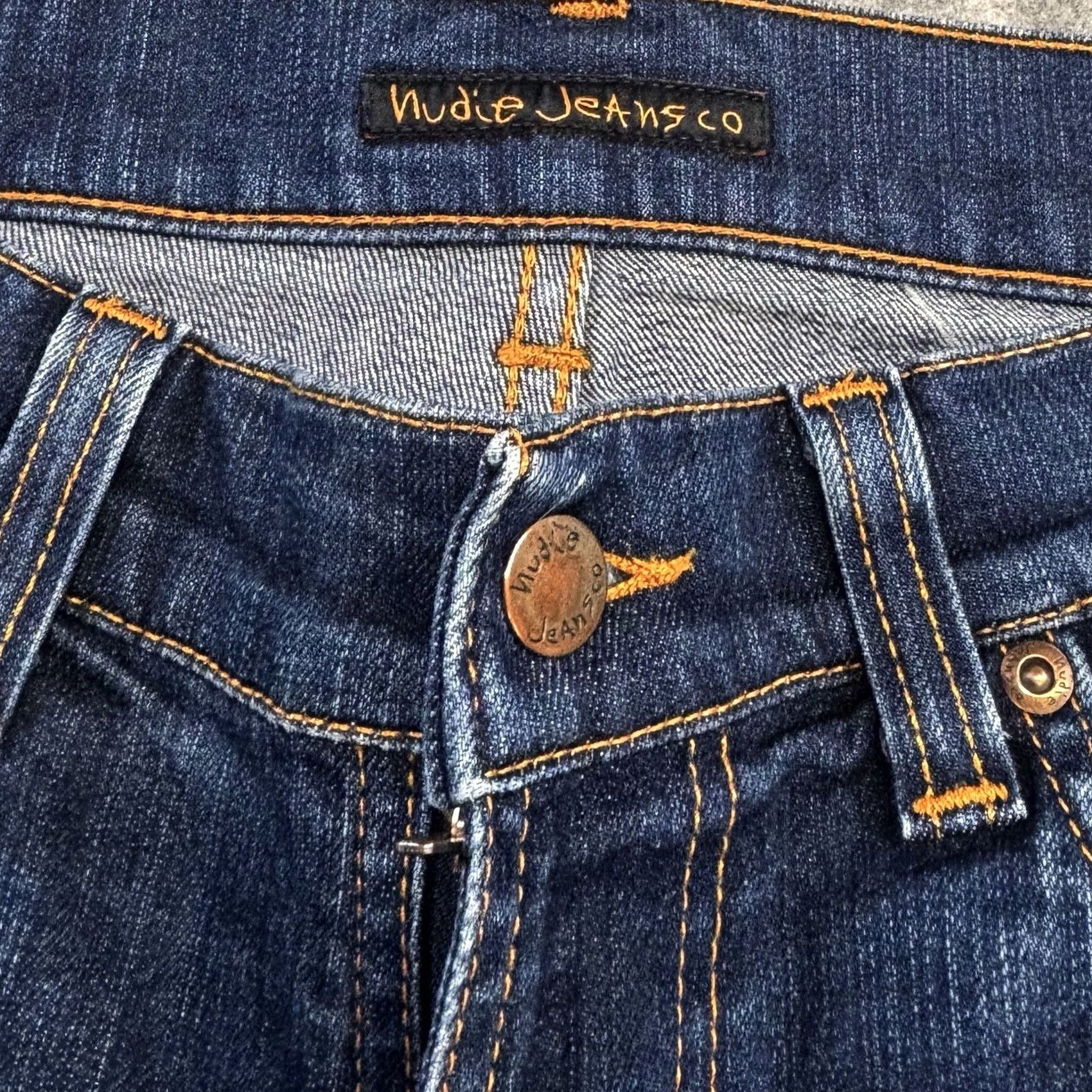Nudie Jeans Nudie Jeans Thin Finn Slim Fit Jeans W32 L30 Men Blue Zip Fly Pant Pre Loved Size US 32 / EU 48 - 5 Thumbnail