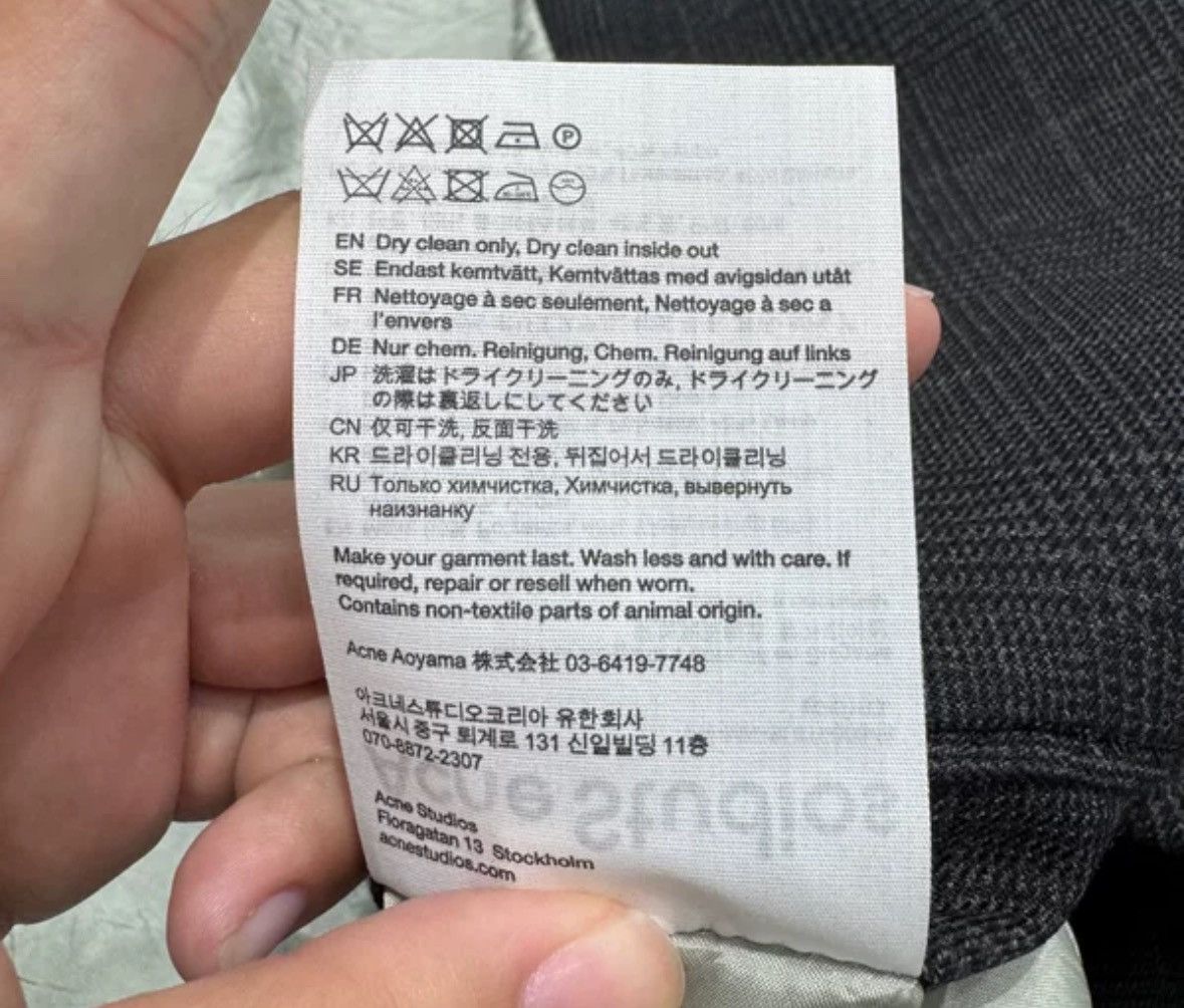 Acne Studios Acne studios Plaid suit 2412-Nextarrow Size US S / EU 44-46 / 1 - 6 Thumbnail
