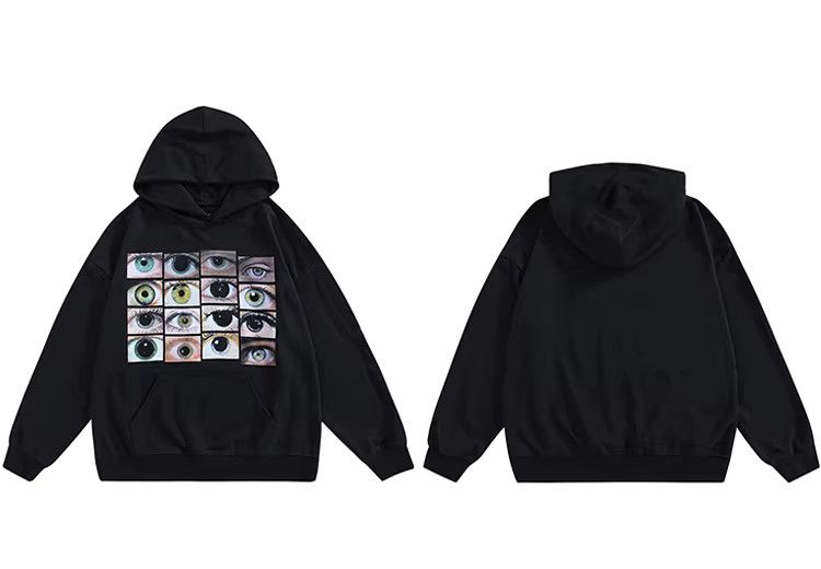 Other Hip Hop Streetwear Eyes Hoodies Sweatshirt Size US XXL / EU 58 / 5 - 5 Thumbnail
