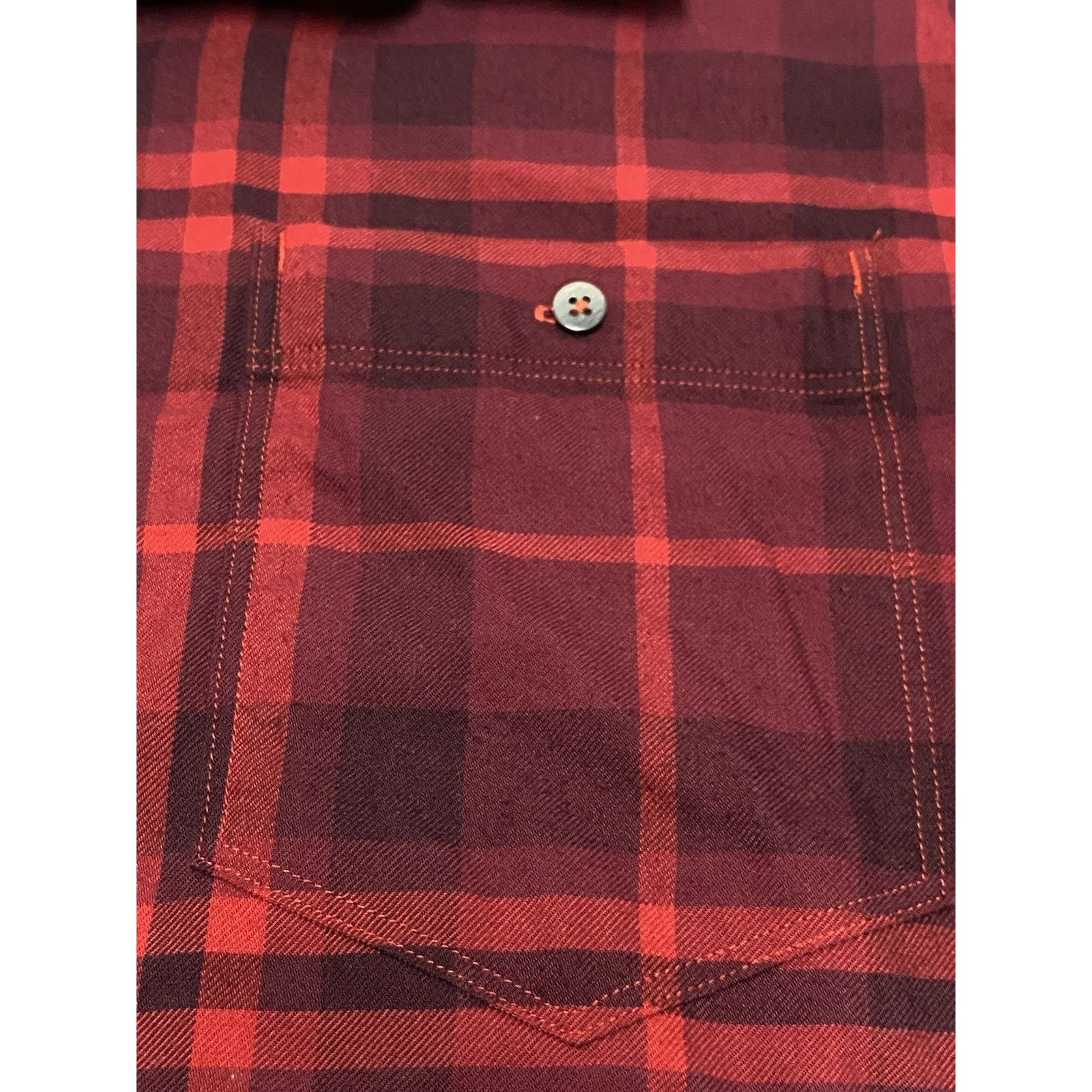 Under Armour UA Men's Red Plaid Button Up Fitted Long Sleeve Shirt Sz XL Size US XL / EU 56 / 4 - 3 Thumbnail