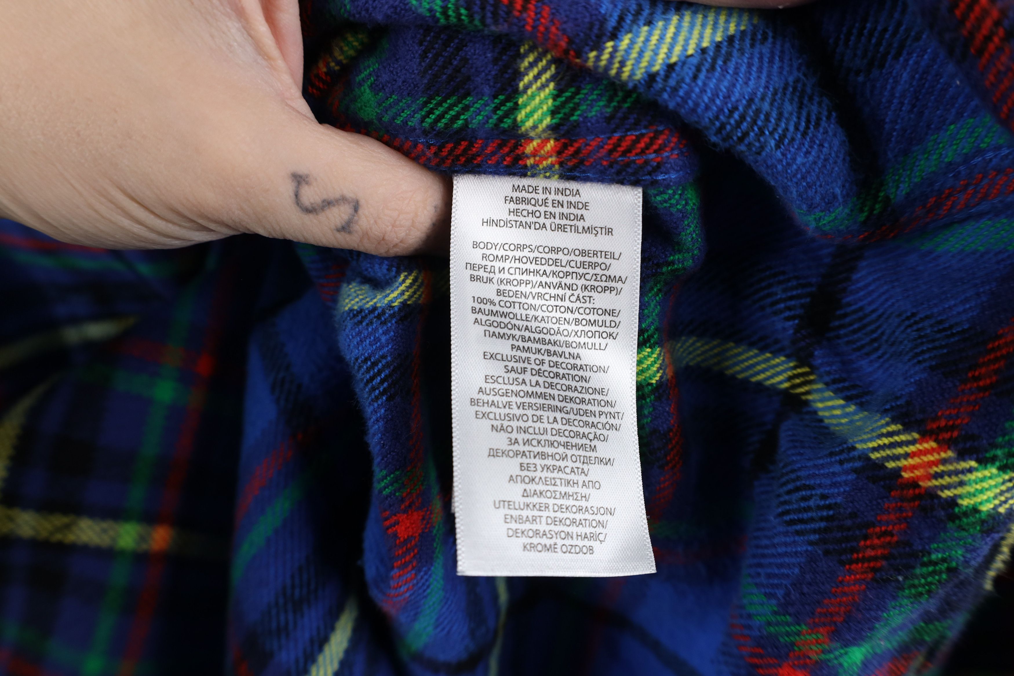 Ralph Lauren Vintage Ralph Lauren Plaid Flannel Collared Button Shirt Size US L / EU 52-54 / 3 - 9 Thumbnail