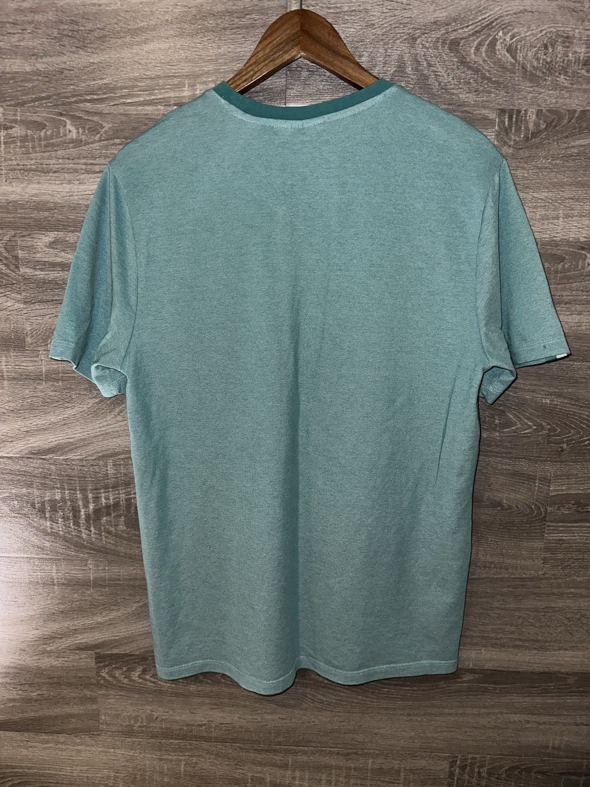 Perry Ellis Perry Ellis Stripe Sleeve Tee – Teal Size US L / EU 52-54 / 3 - 4 Thumbnail