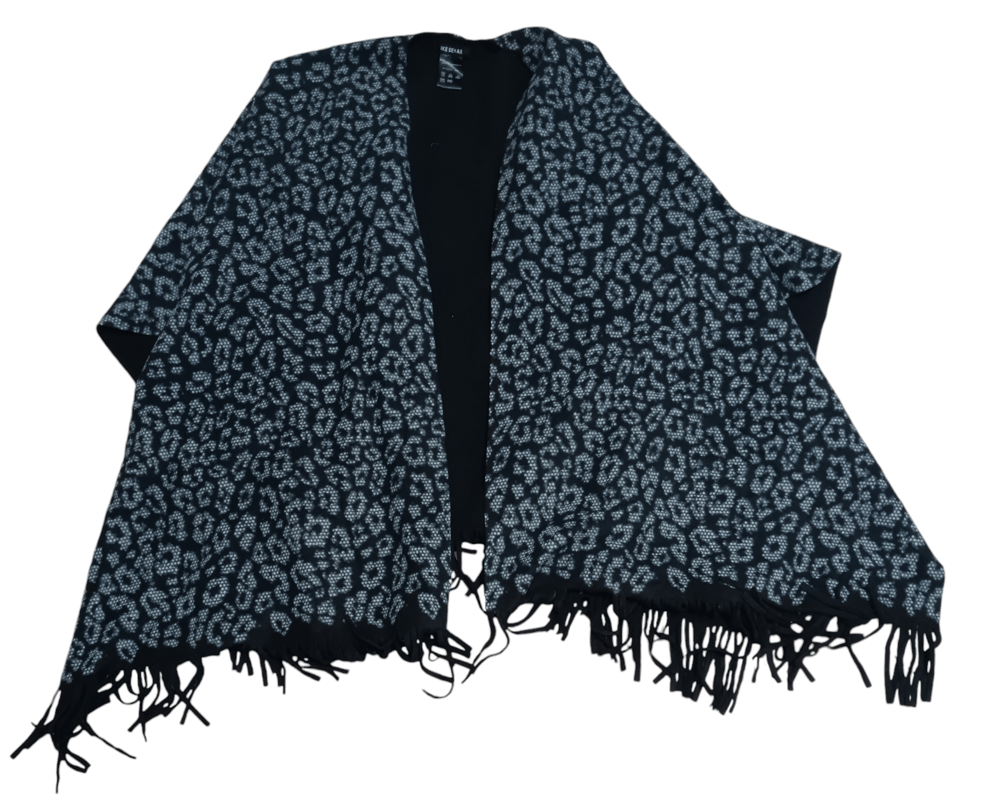 Ike Behar IKE BEHAR WOOL POLAR WRAP CAPE Size ONE SIZE - 1 Thumbnail