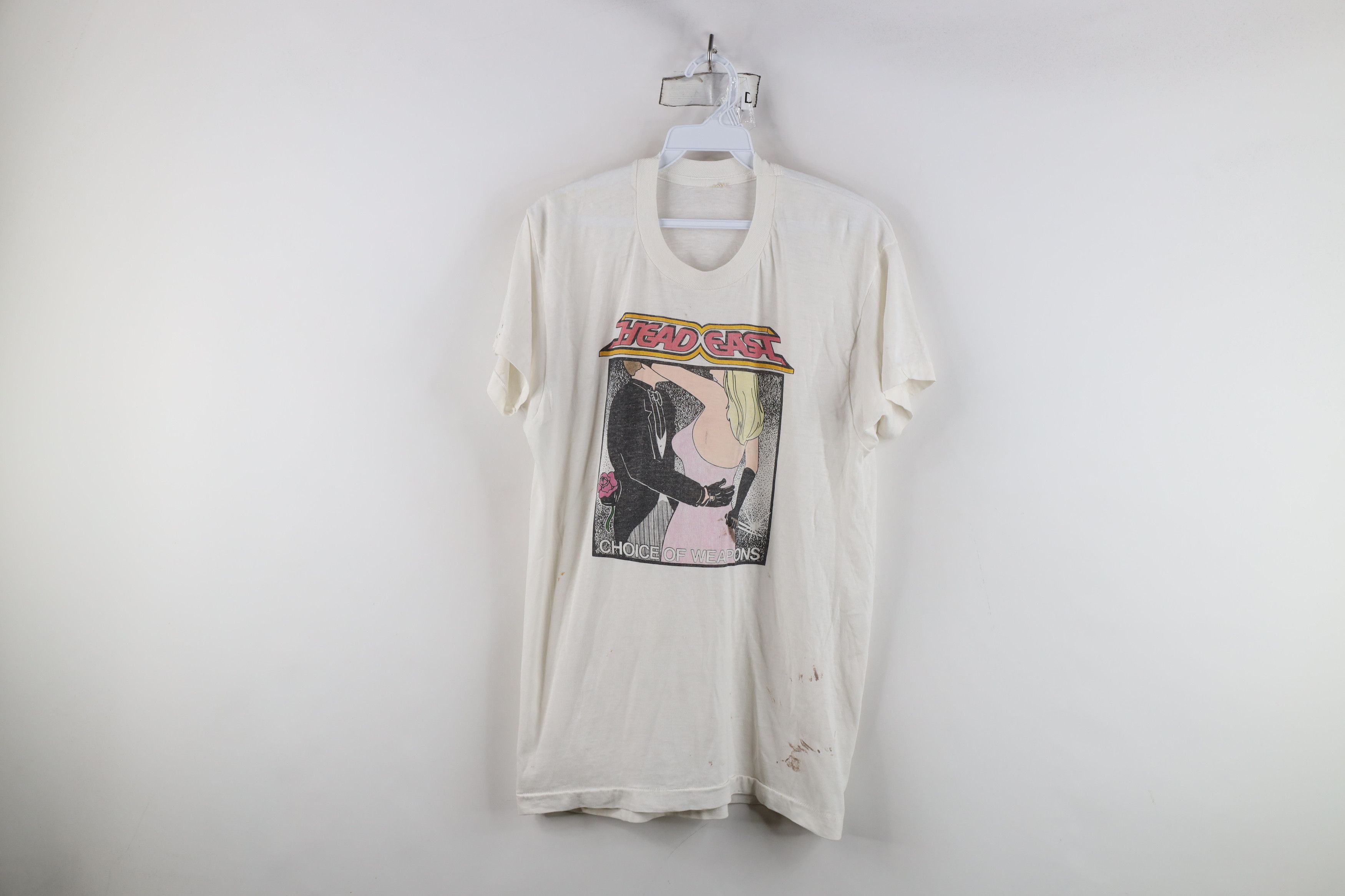 Vintage Vintage 80s Choice of Weapons Head East Band T-Shirt USA Size US M / EU 48-50 / 2 - 1 Thumbnail
