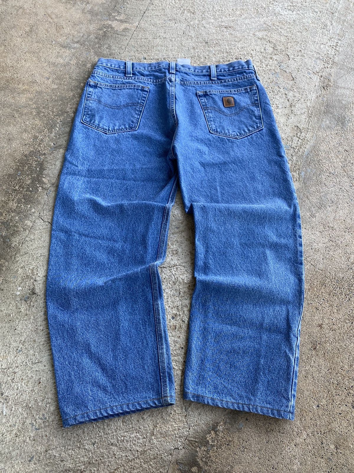 Carhartt × Vintage Vintage Y2K Carhartt Denim Workwear Jeans Size US 38 / EU 54 - 1 Thumbnail