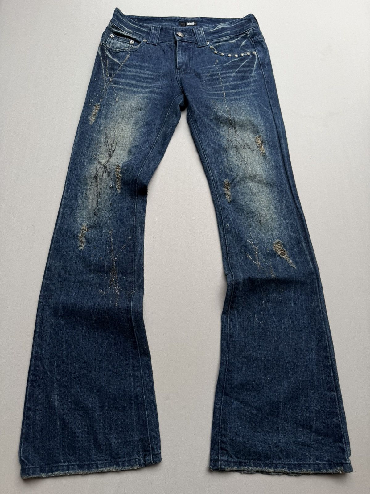 Japanese Brand Gladnews flare jeans Size US 28 / EU 44 - 1 Thumbnail