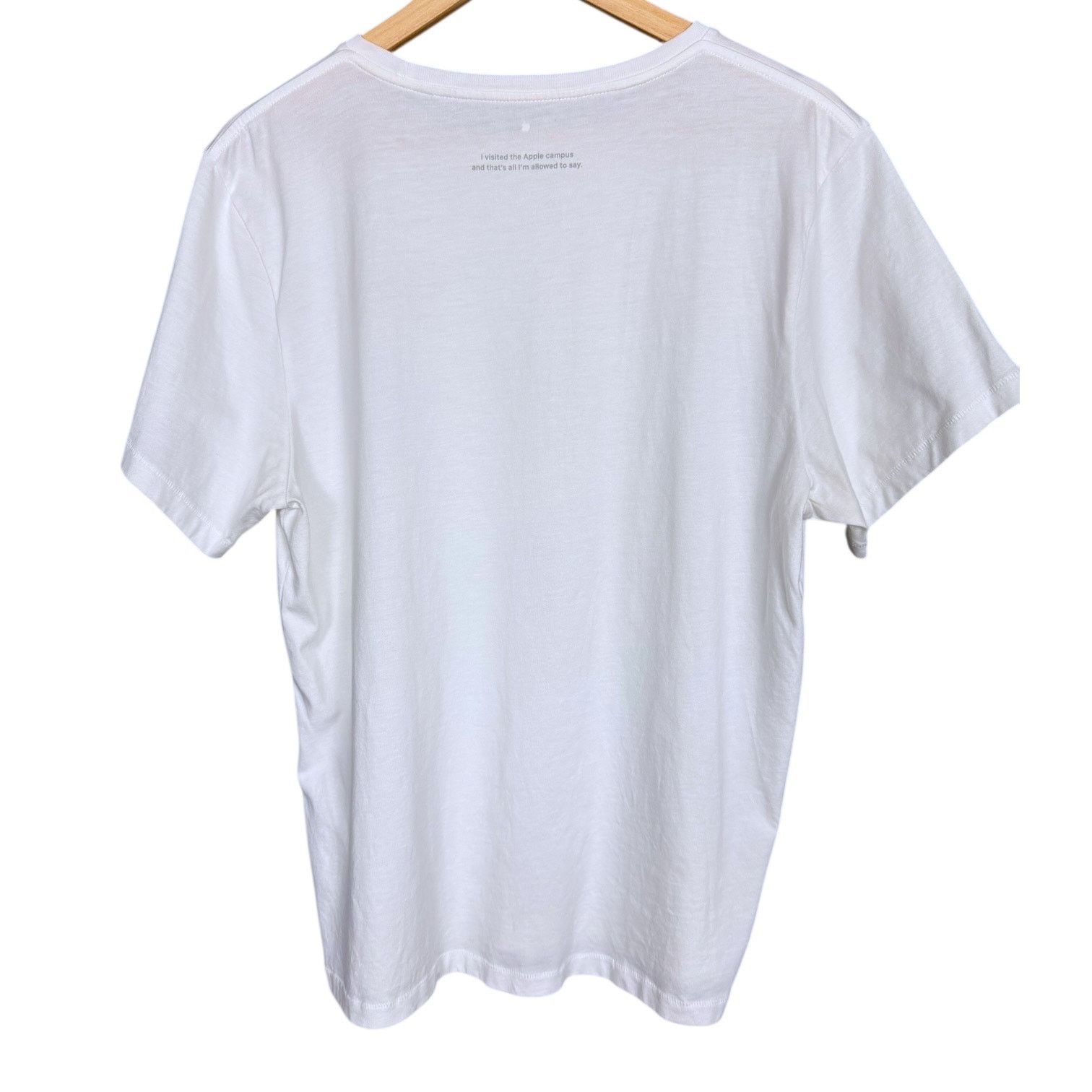 Apple I Visited the Apple Campus Zipper Face White Souvenir T L Size US L / EU 52-54 / 3 - 3 Thumbnail