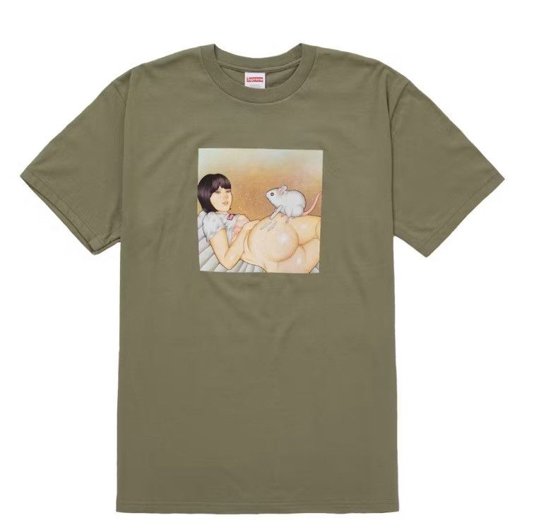 Supreme Supreme Mouse Tee Olive Size Small Size US S / EU 44-46 / 1 - 2 Thumbnail