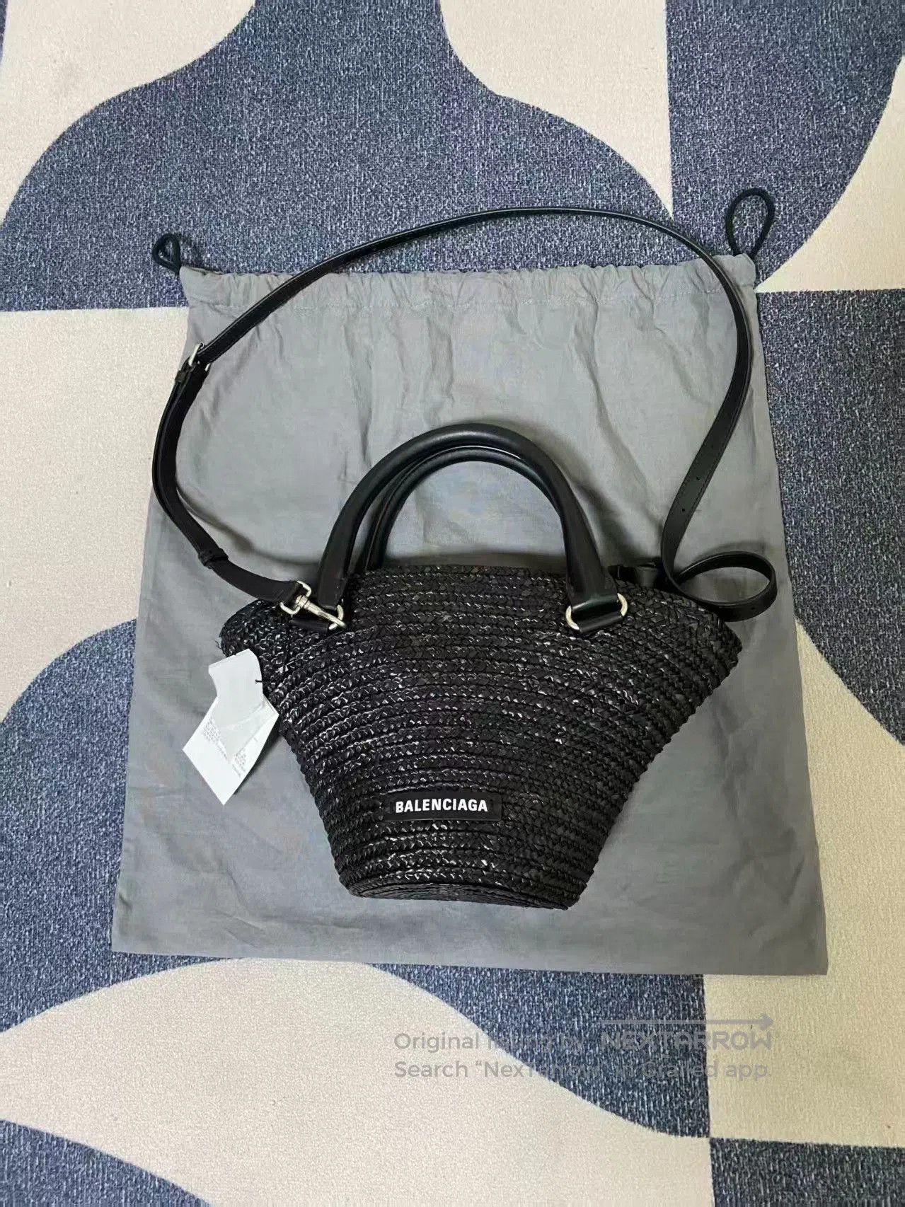 Balenciaga Balenciaga Beach Bag Straw Design. Size ONE SIZE - 1 Thumbnail