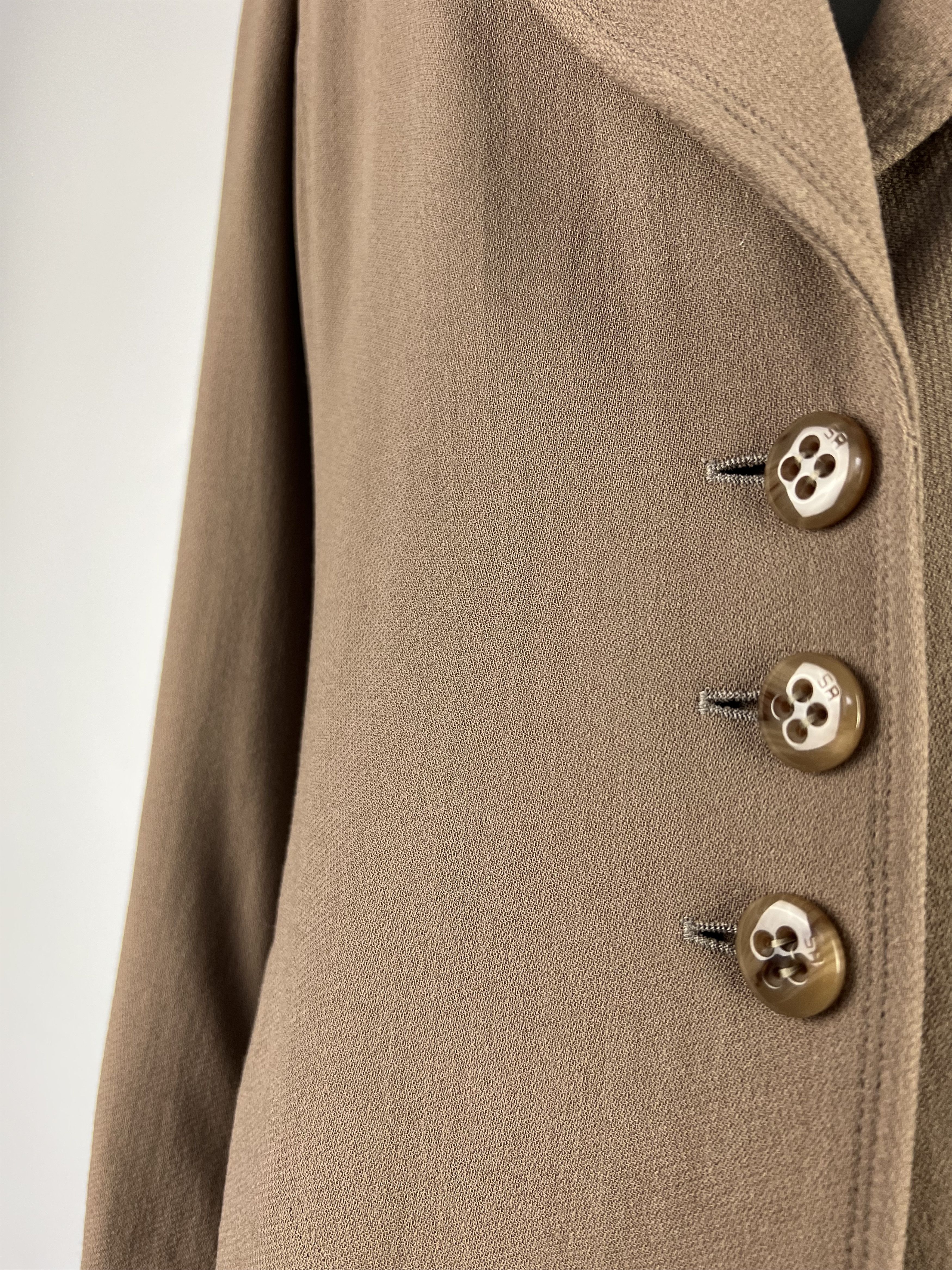 Sonia Rykiel Rare Vintage Sonia Rykiel Brown Wool Blazer Jacket Size 40 Size M / US 6-8 / IT 42-44 - 9 Thumbnail
