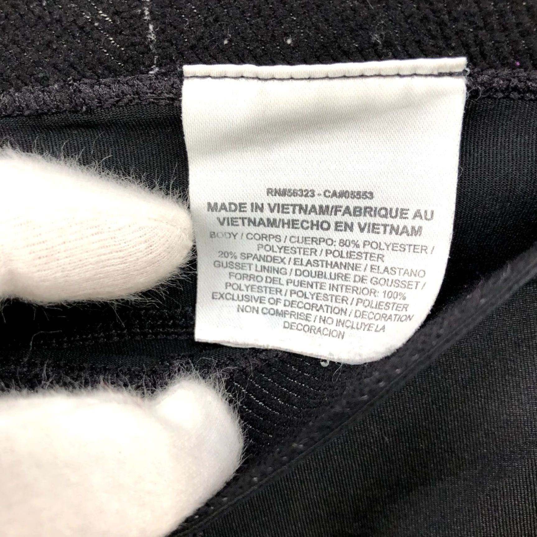 Nike Nike Pro Workout Leggings Cropped Capri Womens XS Black Dri-fit Gym Active Yoga Size 26" / US 2 / IT 38 - 5 Thumbnail