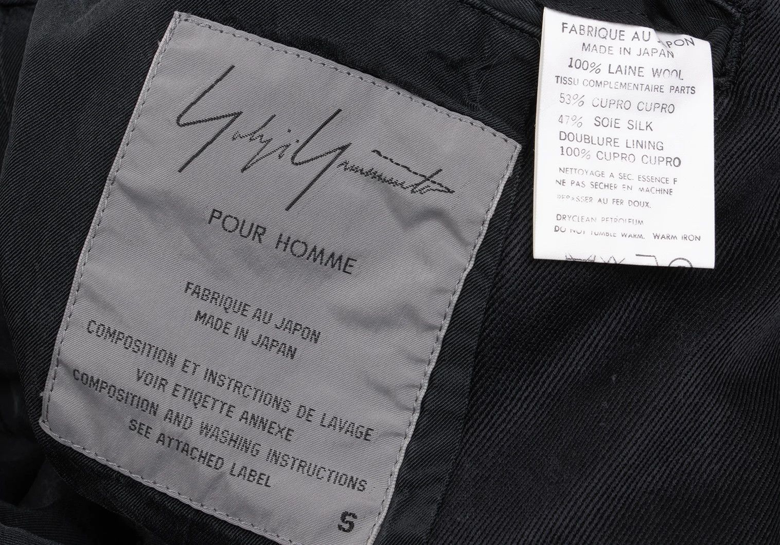 Yohji Yamamoto Yohji Yamamoto Wool Gabardine Check Jacket Size US S / EU 44-46 / 1 - 14 Thumbnail