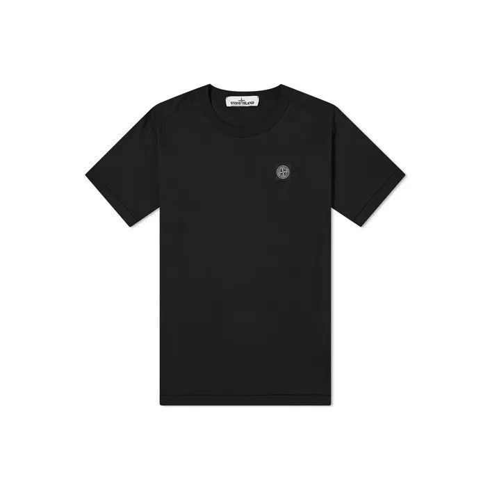 Stone Island Stone Island Cleanfit Black Geometric Logo TShirt -2506 Size US S / EU 44-46 / 1 - 1 Thumbnail