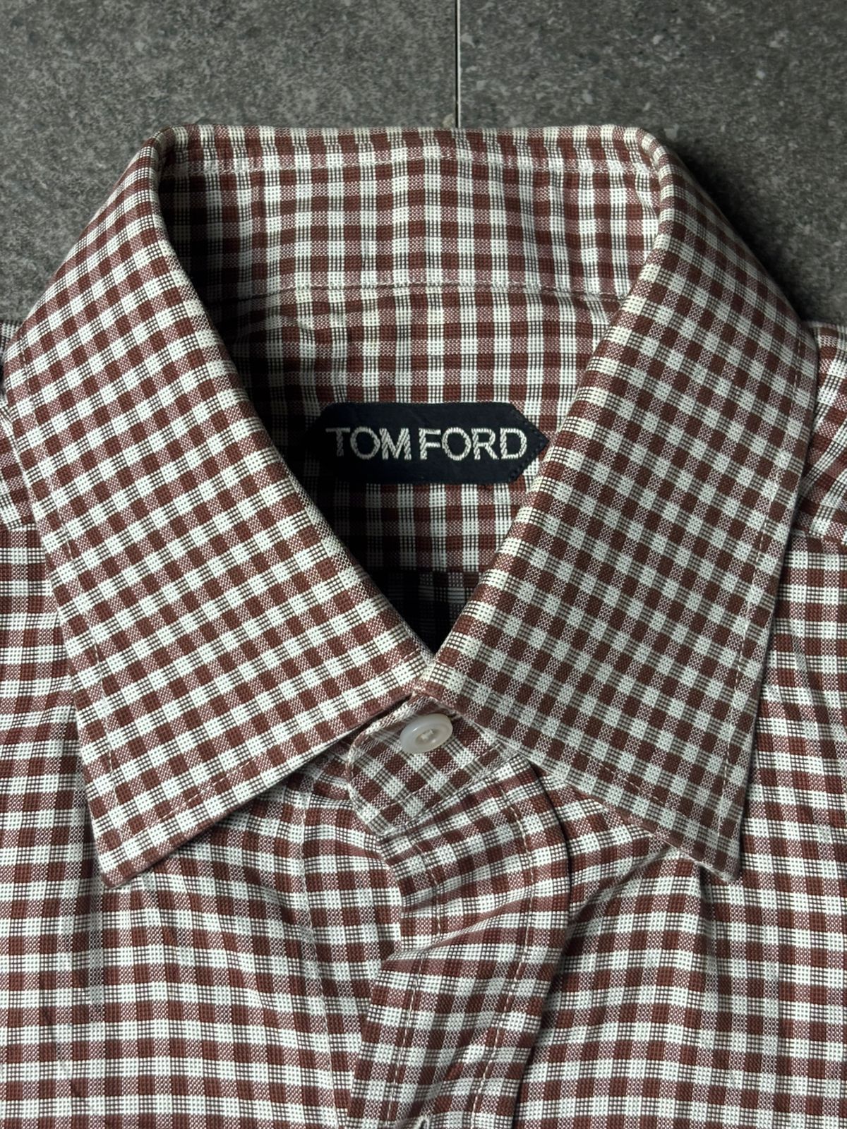 Tom Ford 2000s Tom Ford Plaid Button-Up Shirt Size US S / EU 44-46 / 1 - 4 Thumbnail